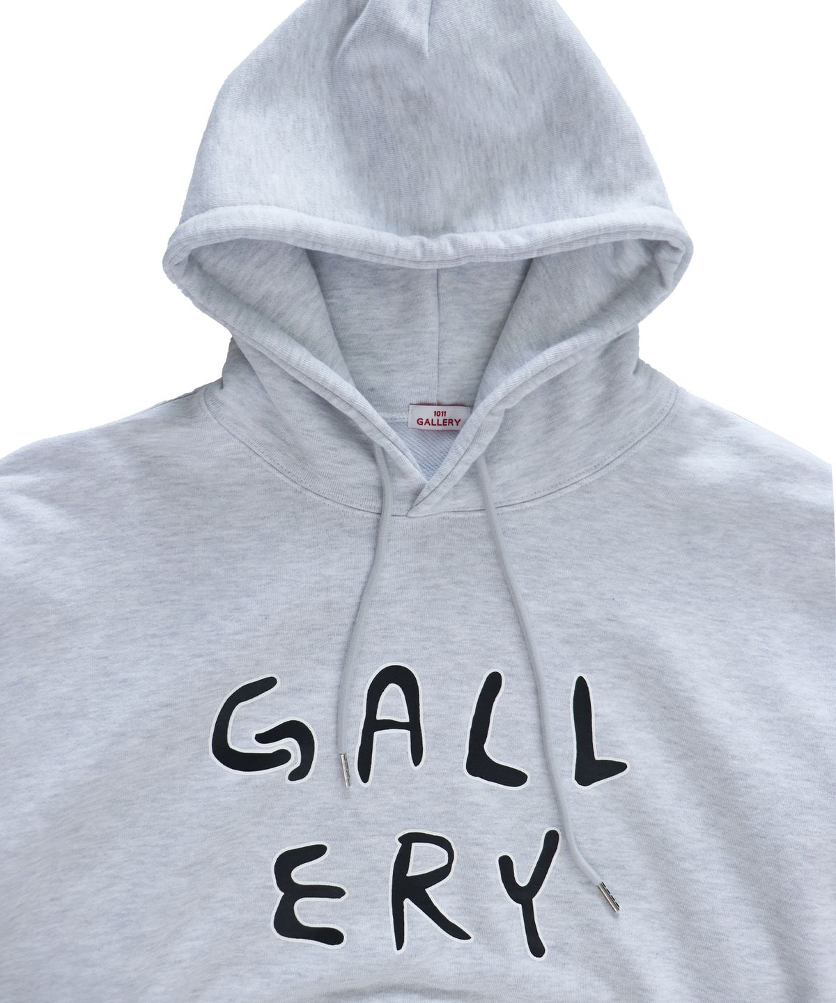 1011갤러리(1011 GALLERY) Gallery Logo Hoodie - Light gray