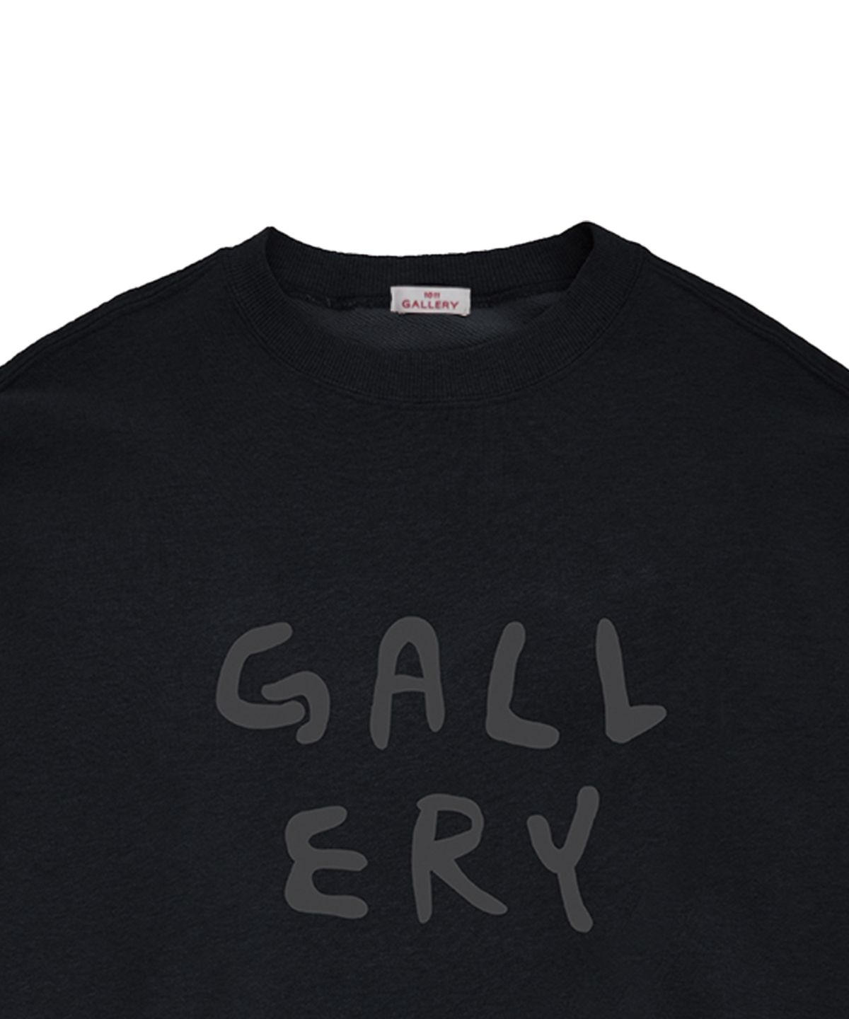 1011갤러리(1011 GALLERY) Gallery Logo Sweatshirts - Black