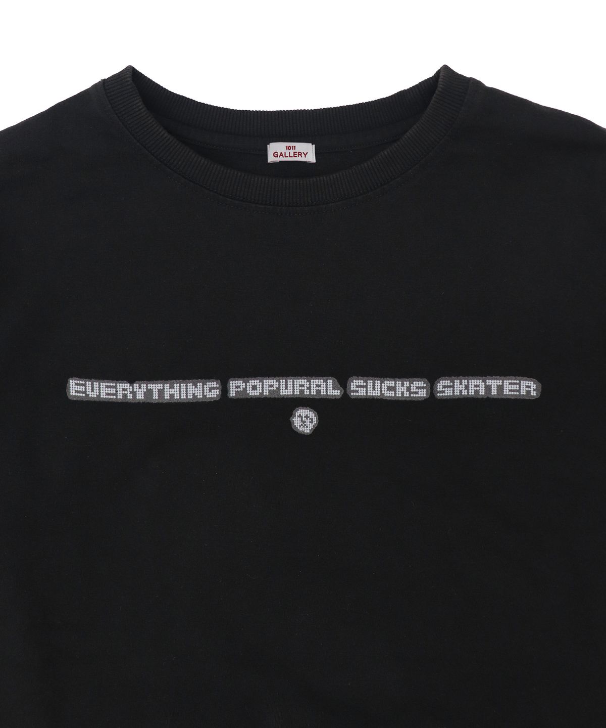 1011갤러리(1011 GALLERY) EPS Skater Layered Long Sleeve T-Shirts - Black
