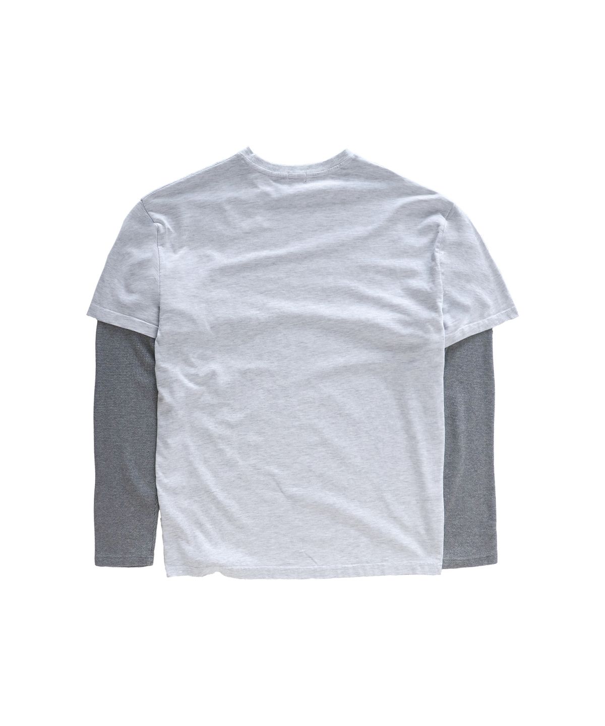 1011갤러리(1011 GALLERY) EPS Skater Layered Long Sleeve T-Shirts - Light gray