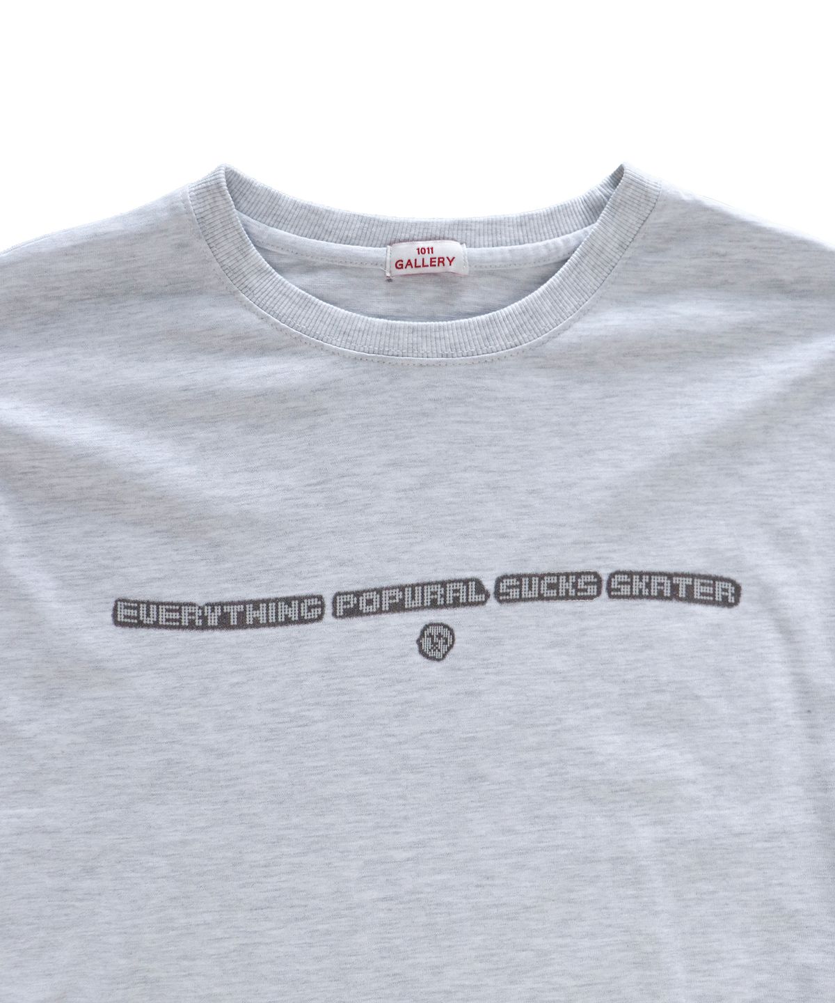 1011갤러리(1011 GALLERY) EPS Skater Layered Long Sleeve T-Shirts - Light gray