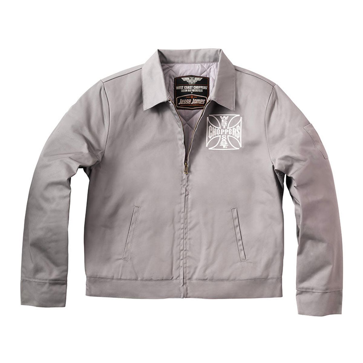 웨스트코스트챠퍼스(WEST COAST CHOPPERS) WCC OG LINED WORKJACKET - SILVER GREY