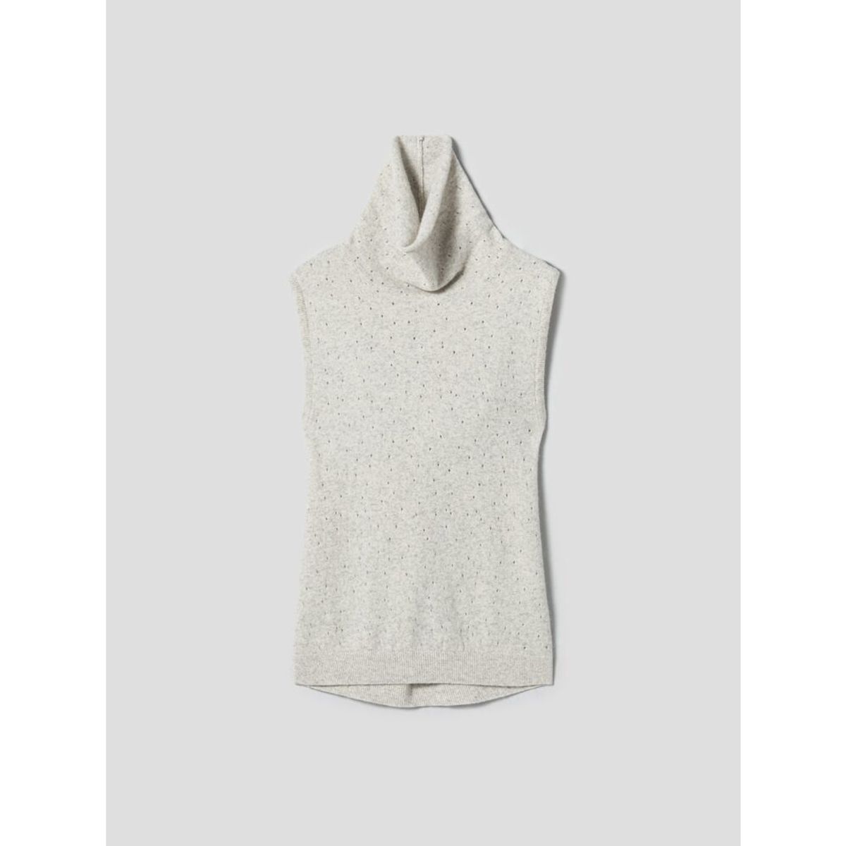 앙개(ANGGAE) Twisted Back Knit Tank  Ivory