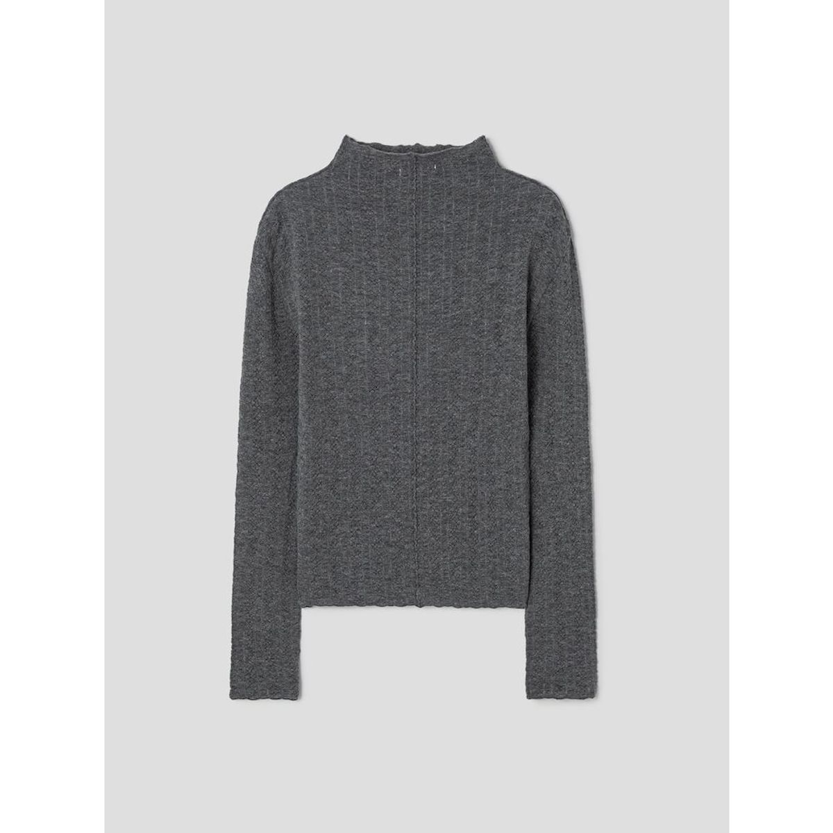 앙개(ANGGAE) Smocked Pullover  Grey