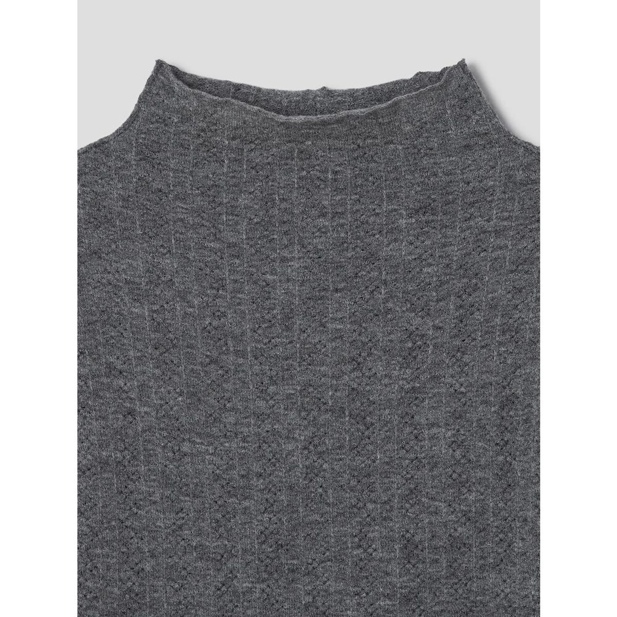 앙개(ANGGAE) Smocked Pullover  Grey
