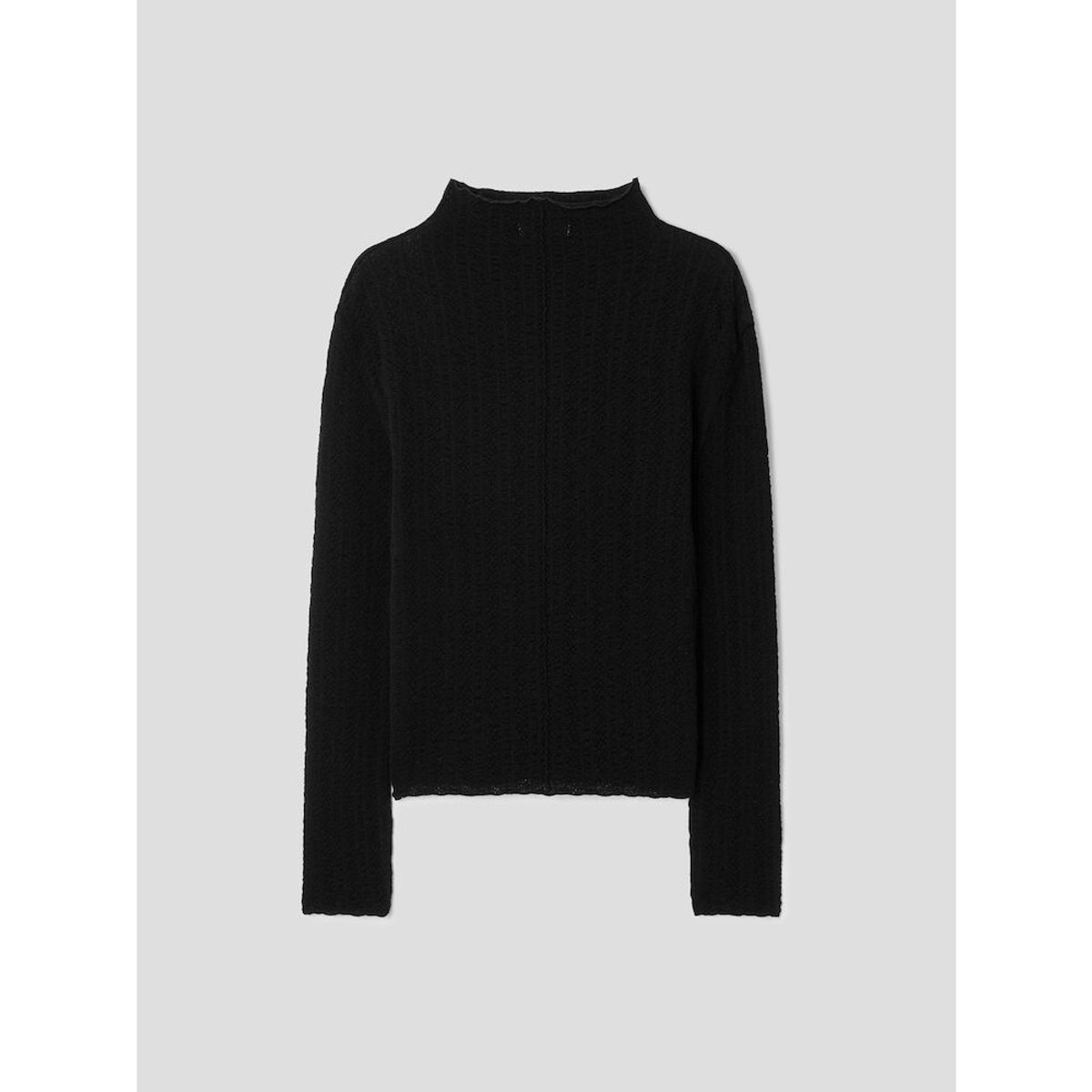 앙개(ANGGAE) Smocked Pullover  Black