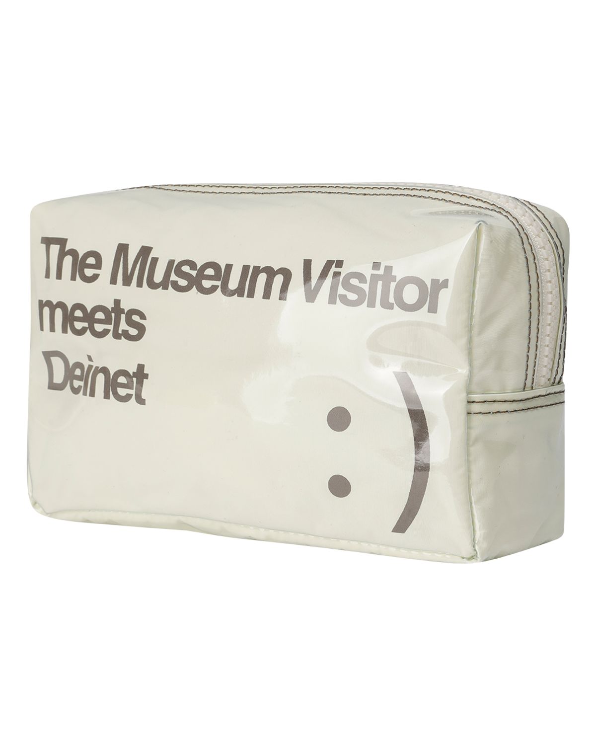 더뮤지엄비지터(THEMUSEUMVISITOR) TMV X DEINET PVC POUCH (WHITE)