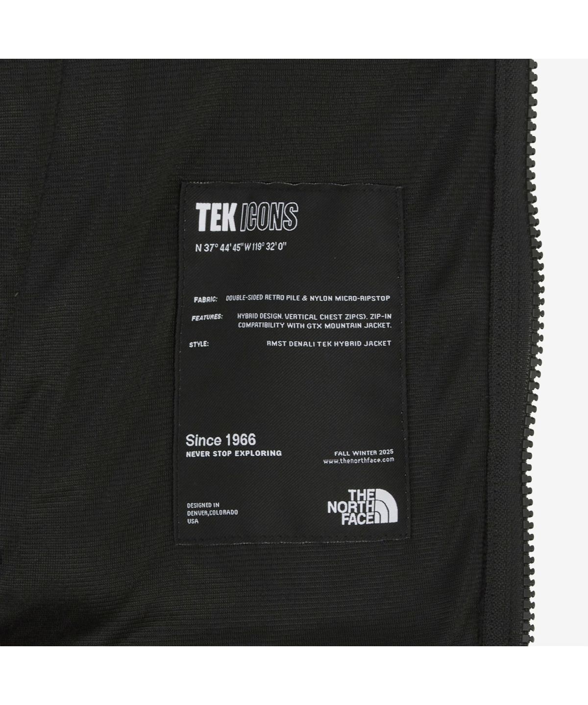 노스페이스(THE NORTH FACE) NJ4FR87A 여성 RMST 데날리 테크 하이브리드 자켓 BLACK