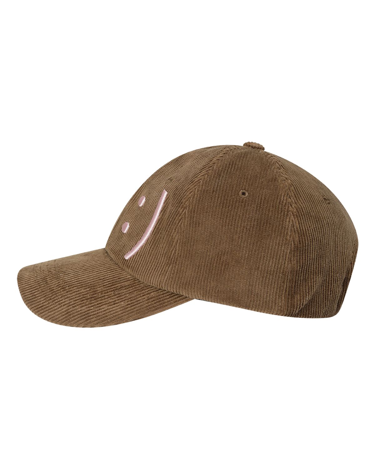 더뮤지엄비지터(THEMUSEUMVISITOR) TMV X DEINET SMILE LOGO BALLCAP (BROWN)