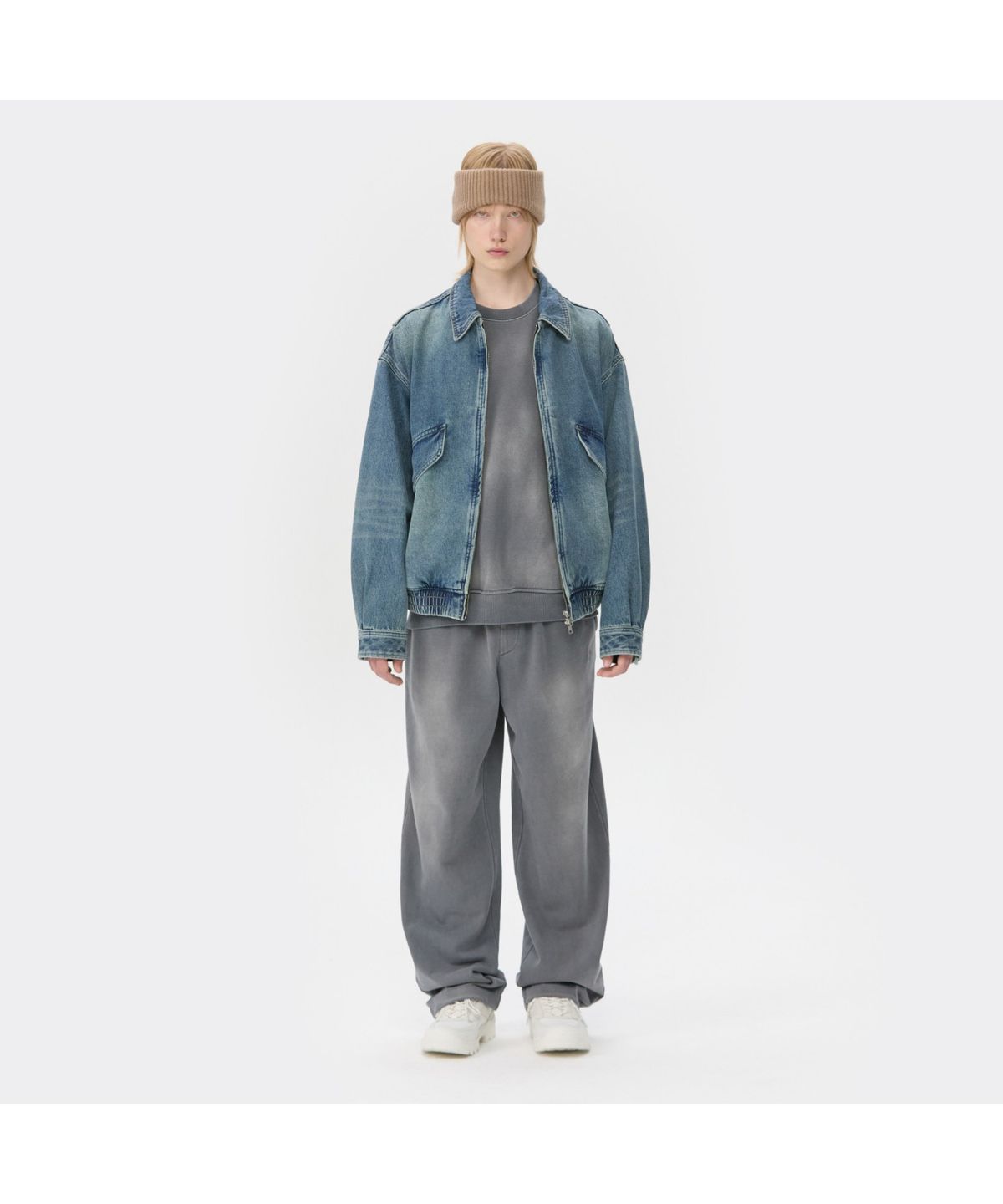 커스텀멜로우(CUSTOMELLOW) Blue Denim Detroit Jacket CWUAA25512BUX