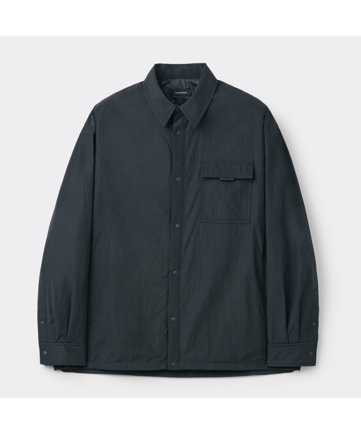 커스텀멜로우(CUSTOMELLOW) Black Padded Outer Shirt CWSAW25304BKX