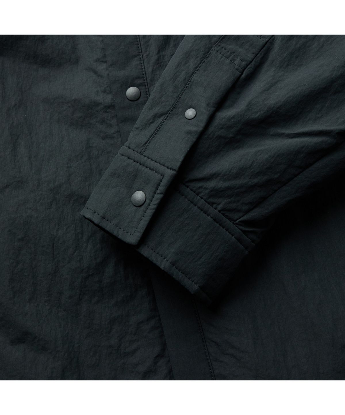 커스텀멜로우(CUSTOMELLOW) Black Padded Outer Shirt CWSAW25304BKX
