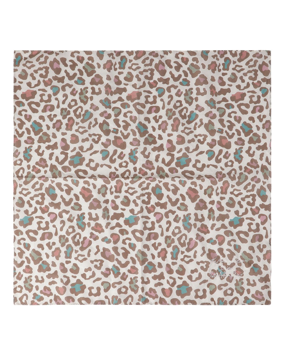 더뮤지엄비지터(THEMUSEUMVISITOR) TMV X DEINET LEOPARD PRINTED SCARF (BEIGE)