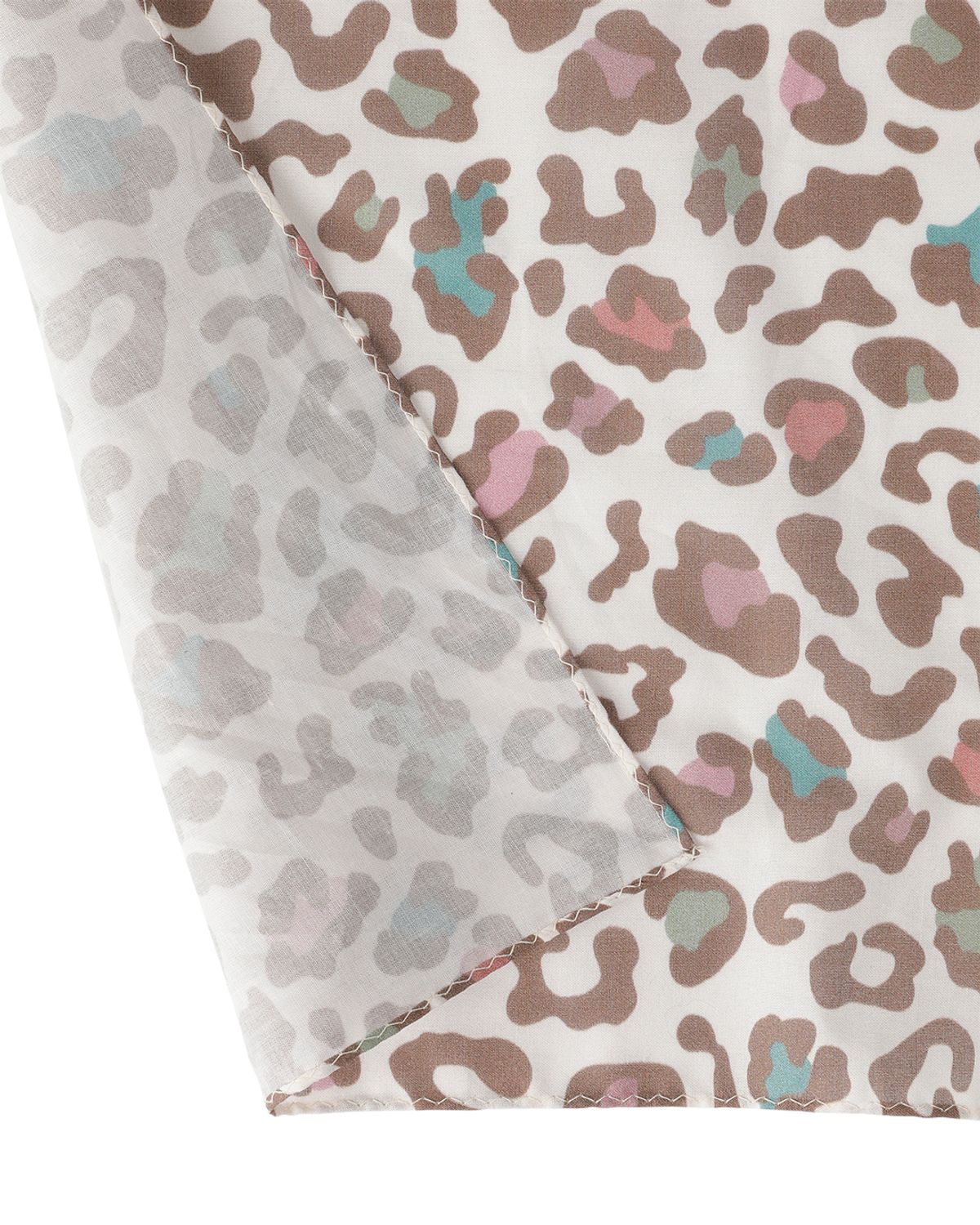 더뮤지엄비지터(THEMUSEUMVISITOR) TMV X DEINET LEOPARD PRINTED SCARF (BEIGE)