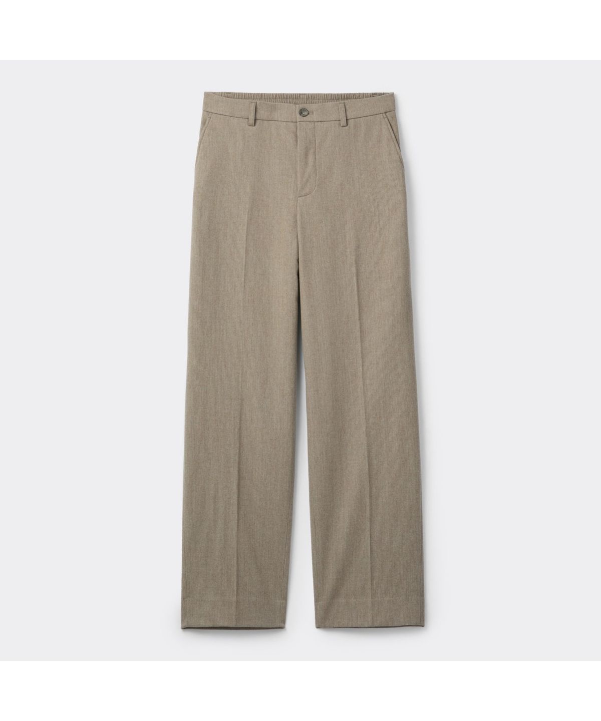 커스텀멜로우(CUSTOMELLOW) Beige Loose Fit Corduroy Setup Pants CWPAW25821BEX