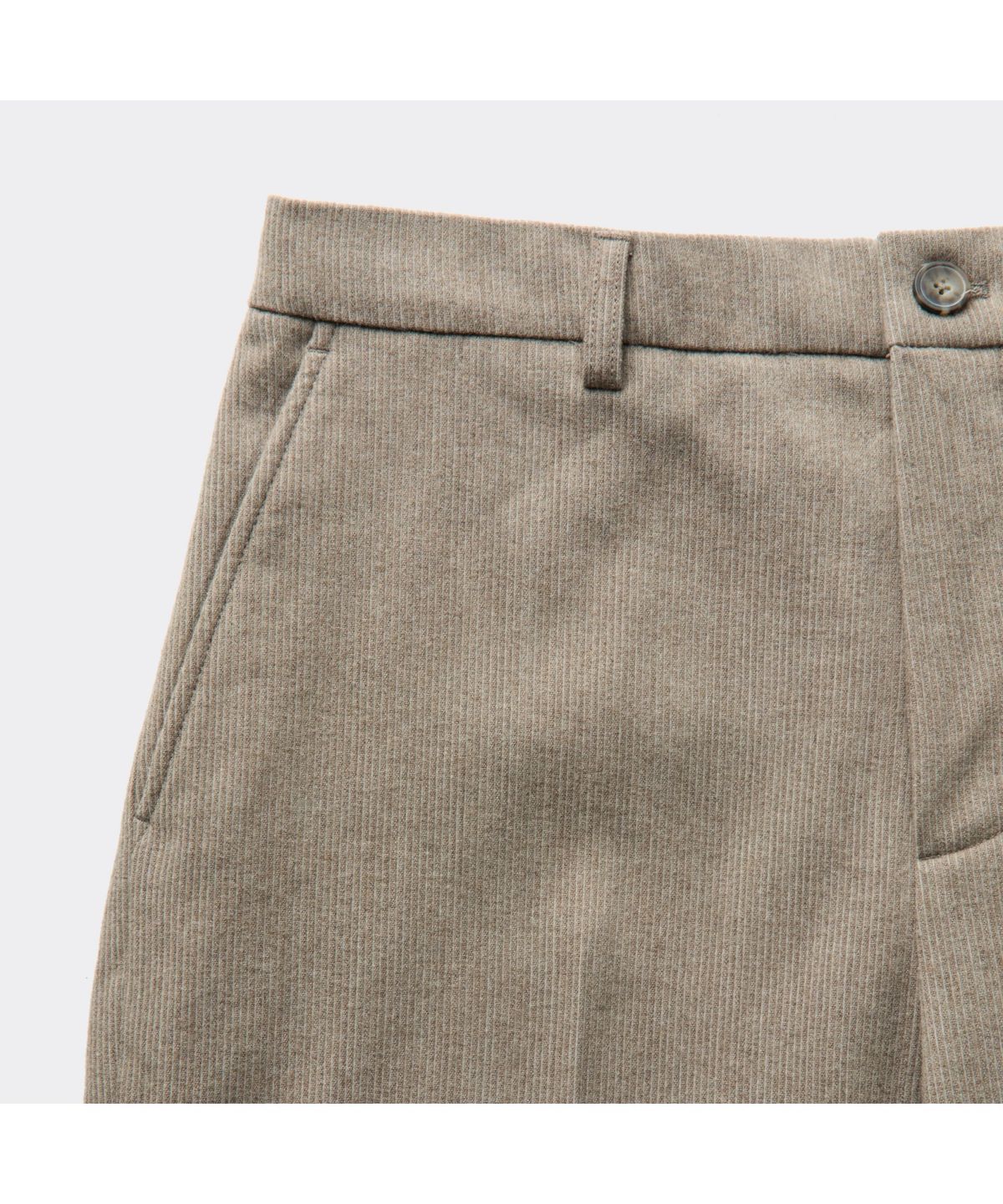 커스텀멜로우(CUSTOMELLOW) Beige Loose Fit Corduroy Setup Pants CWPAW25821BEX