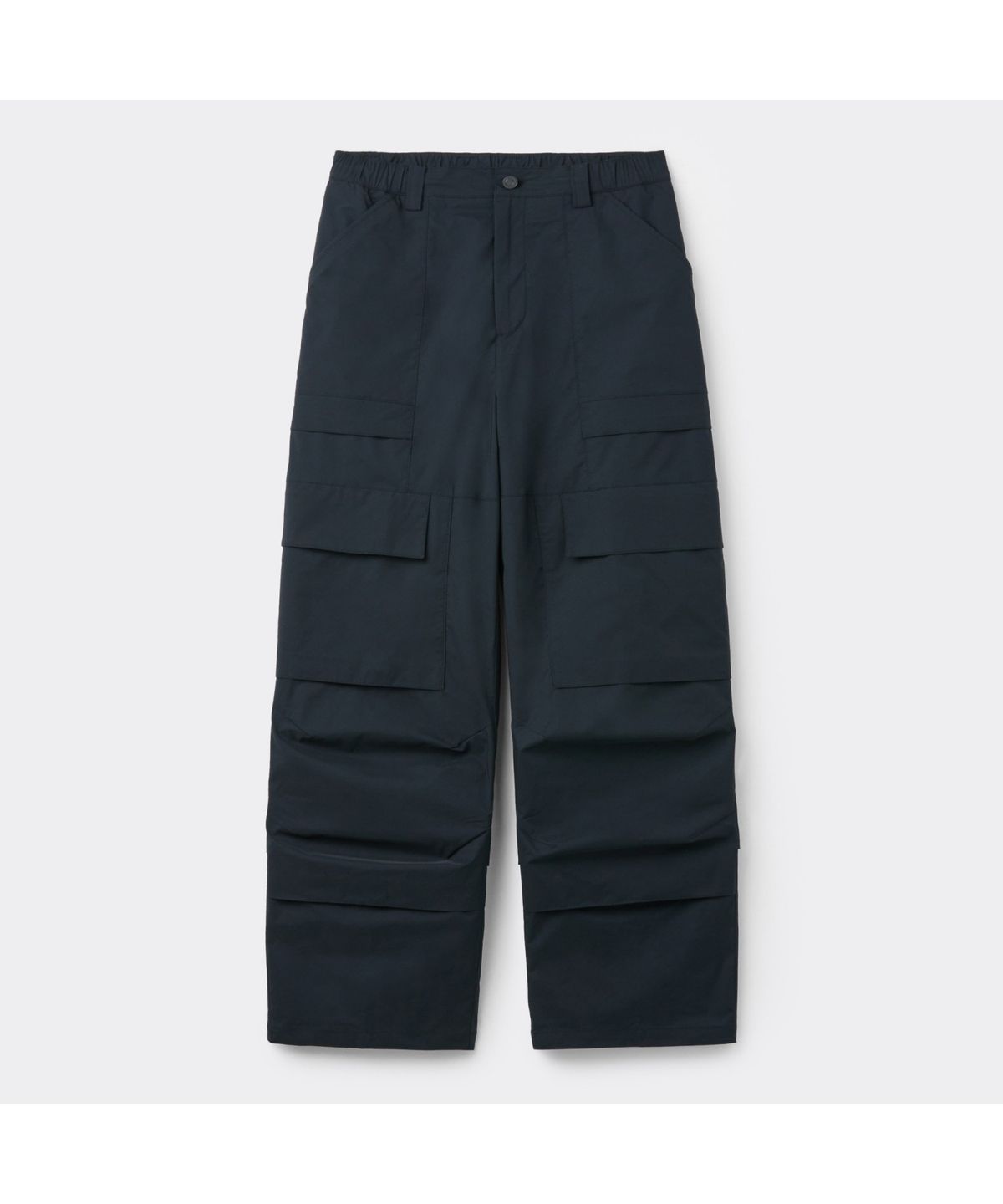 커스텀멜로우(CUSTOMELLOW) Black Cargo Parachute Pants CWPAW25552BKX