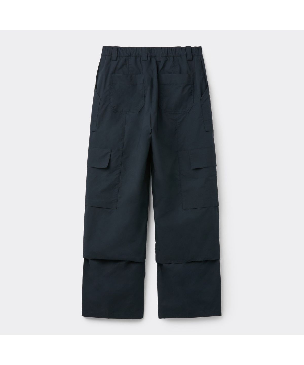 커스텀멜로우(CUSTOMELLOW) Black Cargo Parachute Pants CWPAW25552BKX
