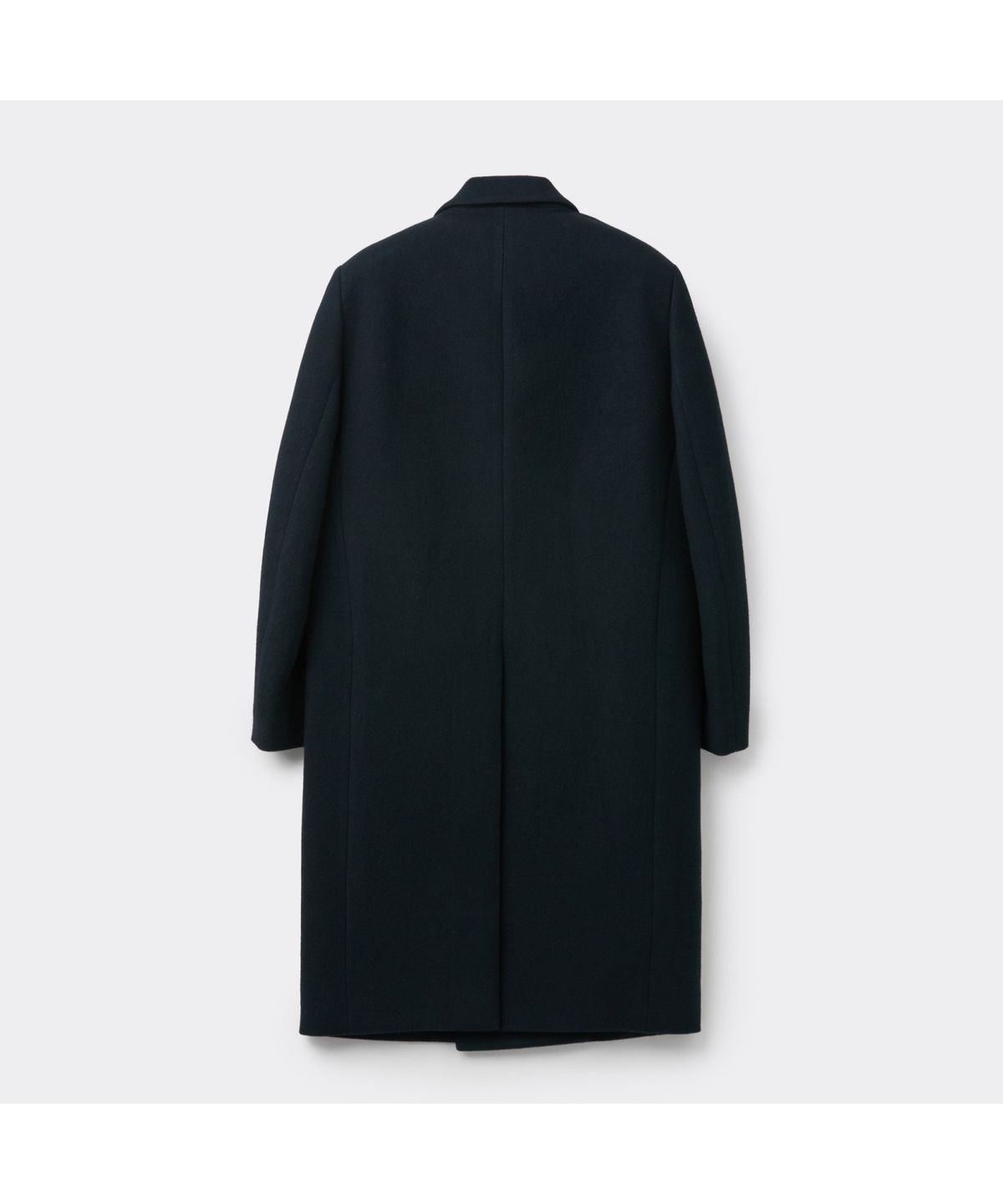 커스텀멜로우(CUSTOMELLOW) Navy Half Double Breasted Coat CWCAW25711NYD