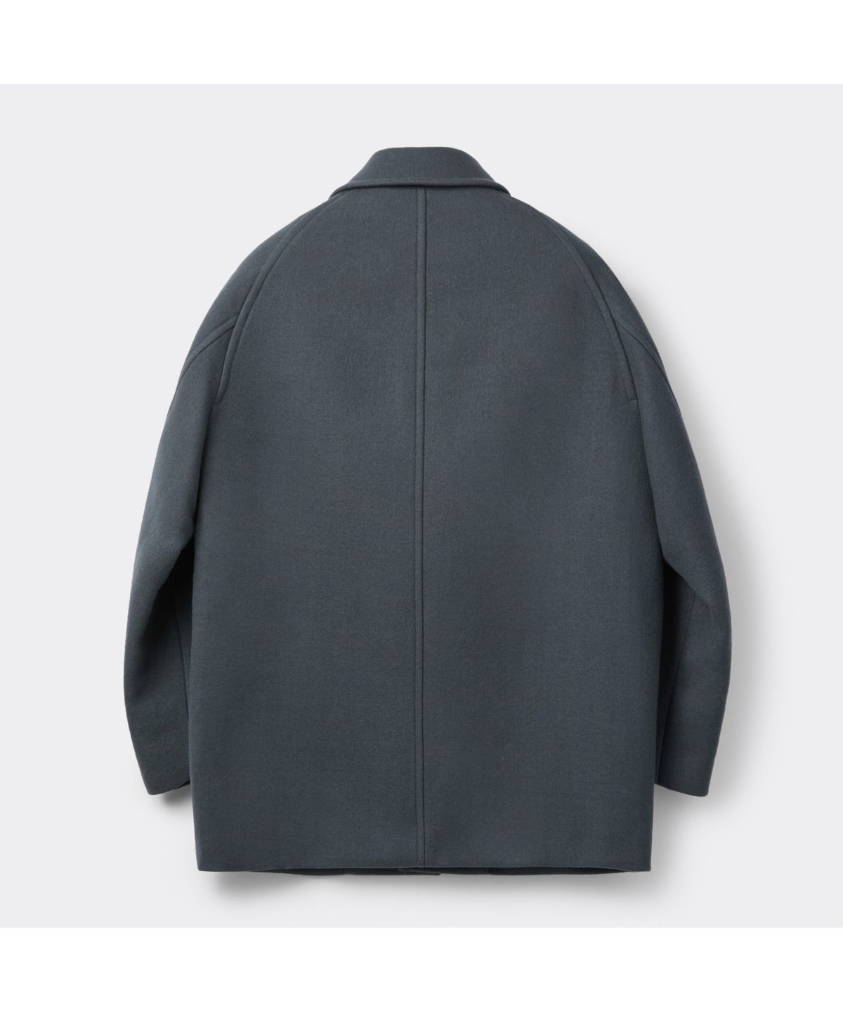 커스텀멜로우(CUSTOMELLOW) Grey Wool Car Coat CWCAW25812GYX