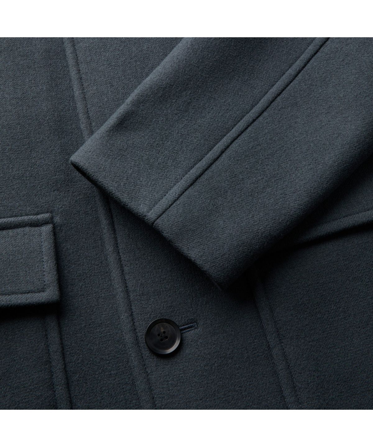 커스텀멜로우(CUSTOMELLOW) Grey Wool Car Coat CWCAW25812GYX