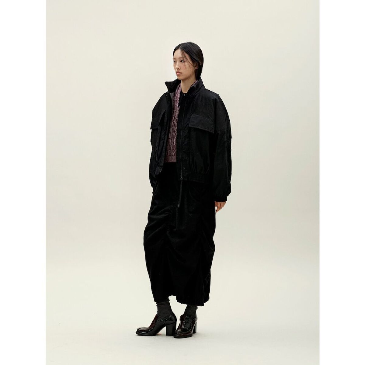 앙개(ANGGAE) Track Jumper  Black