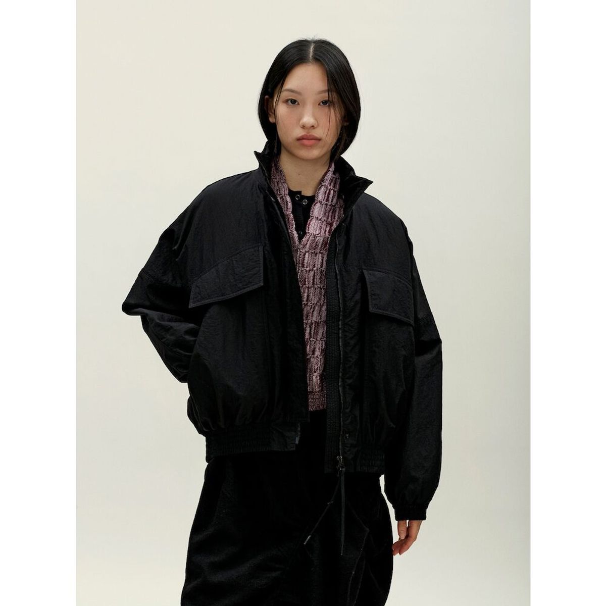 앙개(ANGGAE) Track Jumper  Black