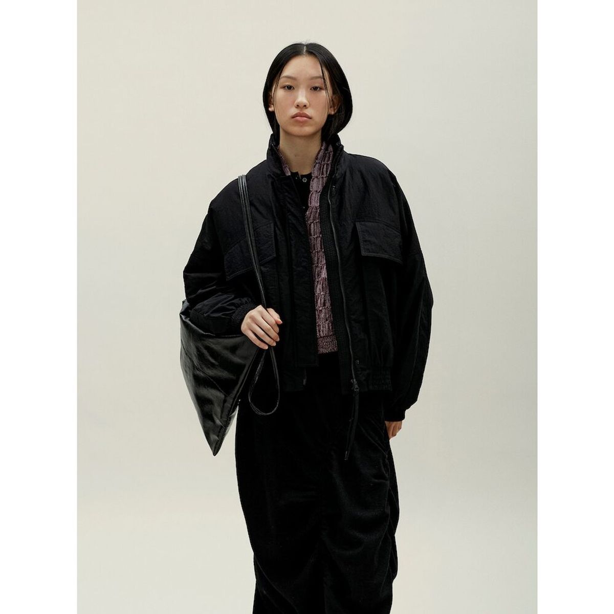 앙개(ANGGAE) Track Jumper  Black