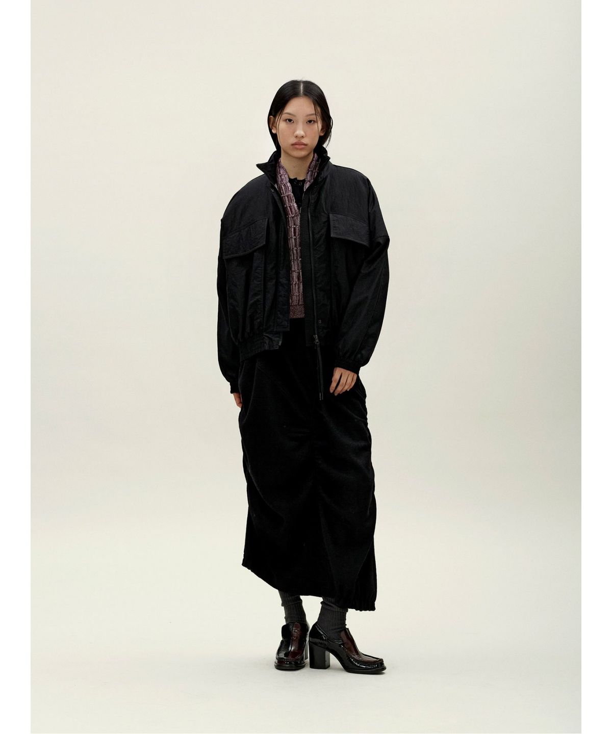 앙개(ANGGAE) Track Jumper  Black