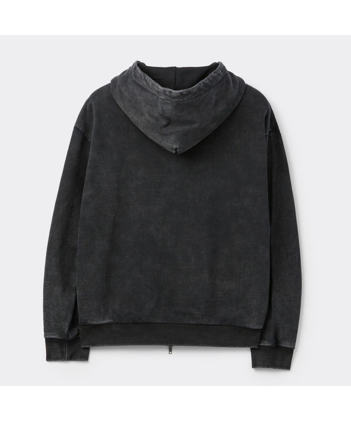 커스텀멜로우(CUSTOMELLOW) Black Dyed Zip Hoodie CWTAW25723BKX