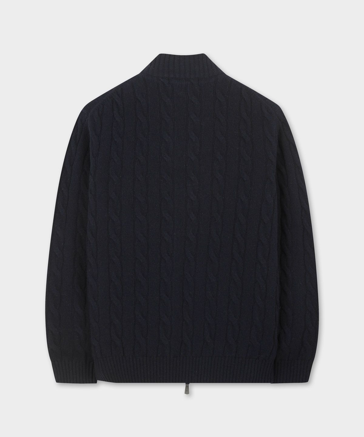 브룩스 브라더스(BROOKS BROTHERS) 케이블 집업 스웨터 (다크네이비) (BBWCMBF406)