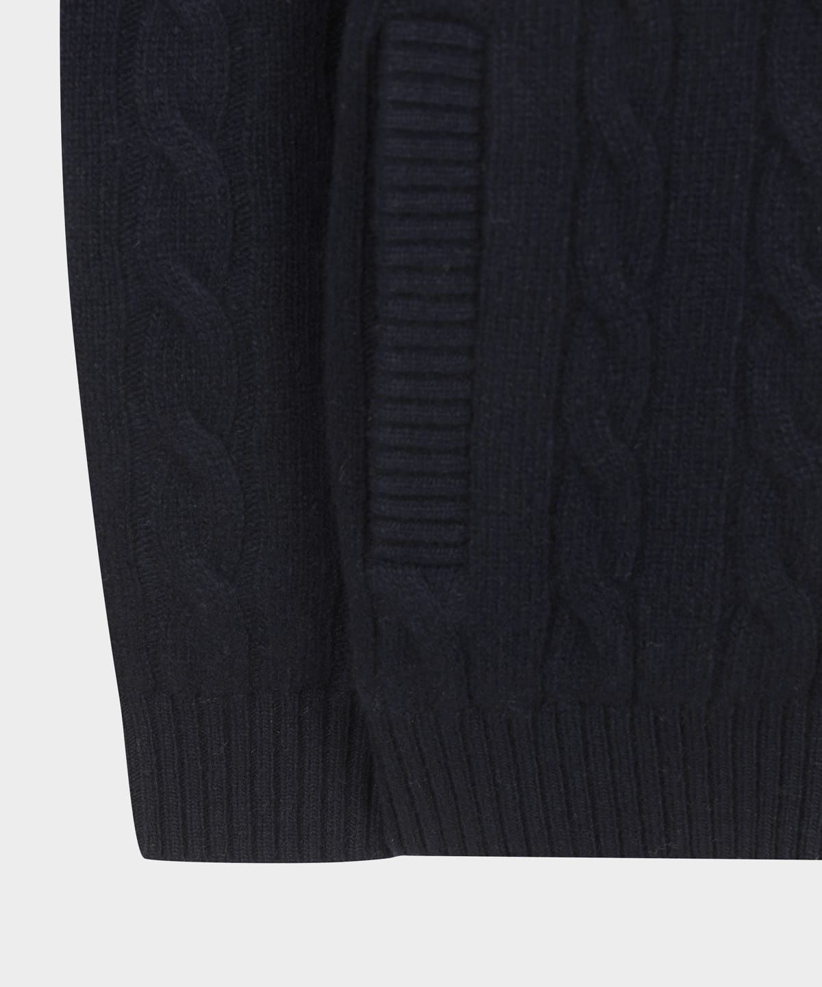 브룩스 브라더스(BROOKS BROTHERS) 케이블 집업 스웨터 (다크네이비) (BBWCMBF406)