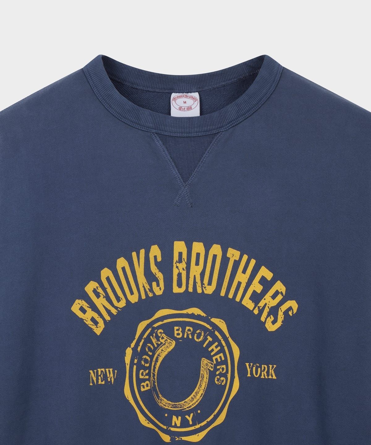 브룩스 브라더스(BROOKS BROTHERS) [Heritage] 아트웍 다잉 스웨트 셔츠 (네이비) (BBNPMHF303)