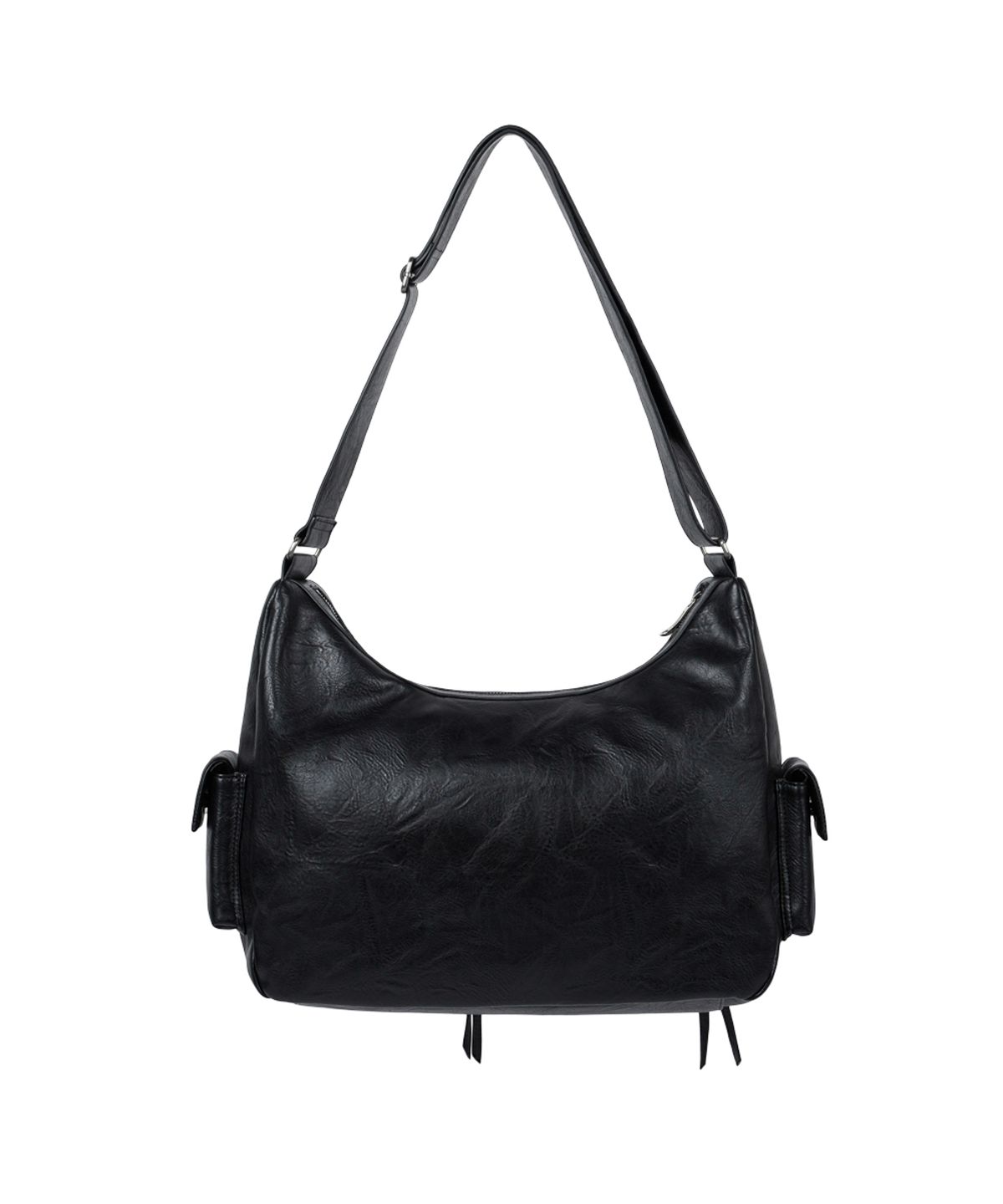 이우가마카라스(IUGAMAKARAS) Multi Pocket Leather Bag (Black)