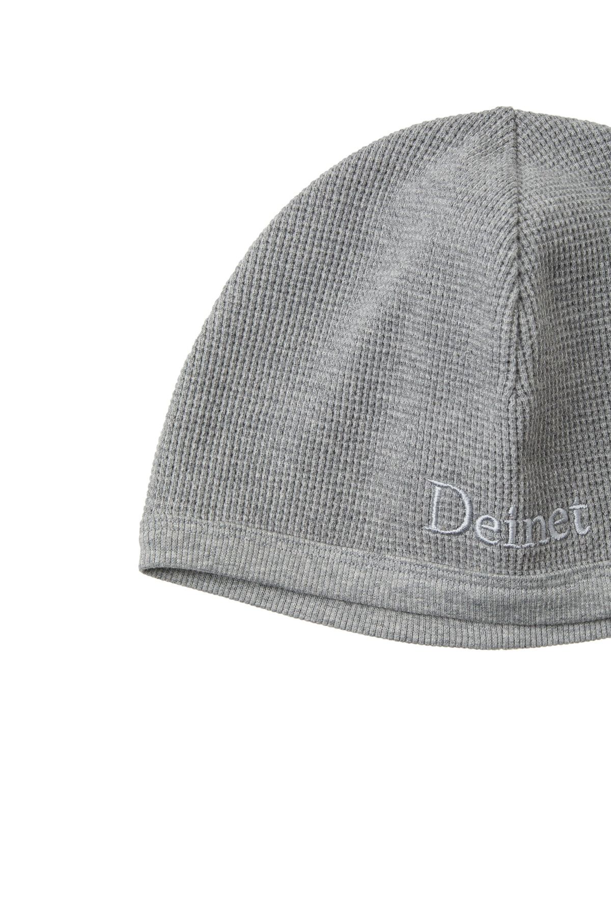 다이닛(DEINET) WAFFLE BEANIE IN MELANGE GREY