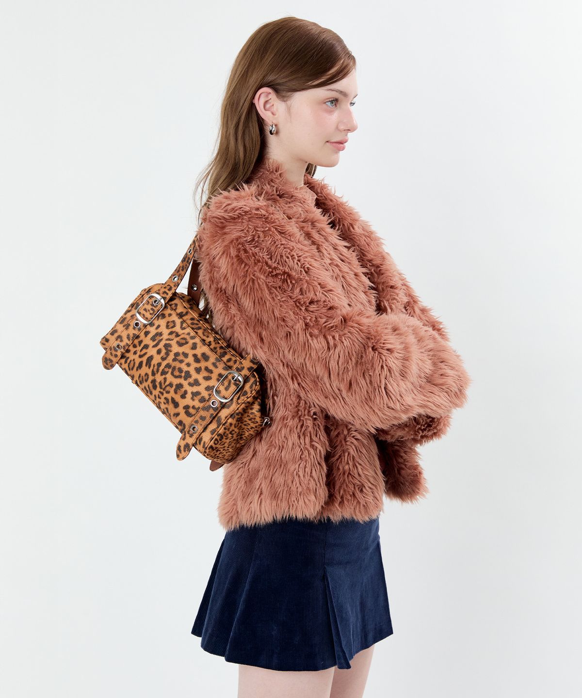 프랙탈1.4(FRACTALONEPOINTFOUR) Brioche Bag [Leopard]