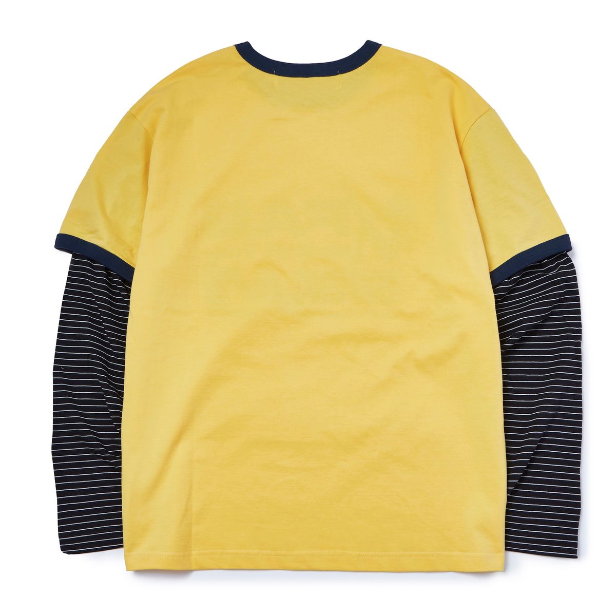 가먼츠팹(GARMENTS FAB) Adult Ringer Stripe Longsleeves (YELLOW)