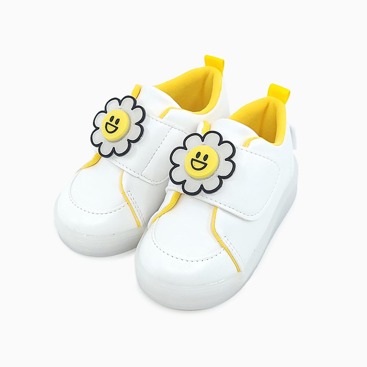 베이비솔(BABYSOLE) 헬로데이지 LED 운동화