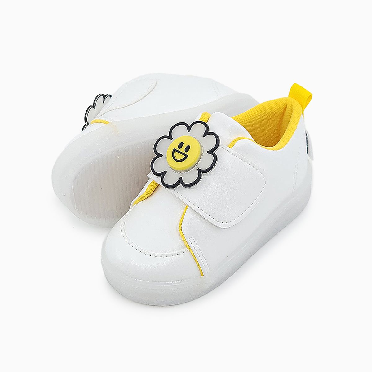 베이비솔(BABYSOLE) 헬로데이지 LED 운동화