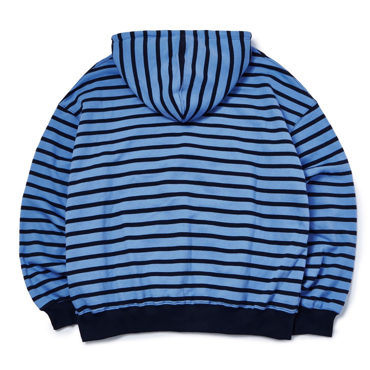 가먼츠팹(GARMENTS FAB) Big Patch Stripe Hoodie Zip Up (BLUE)
