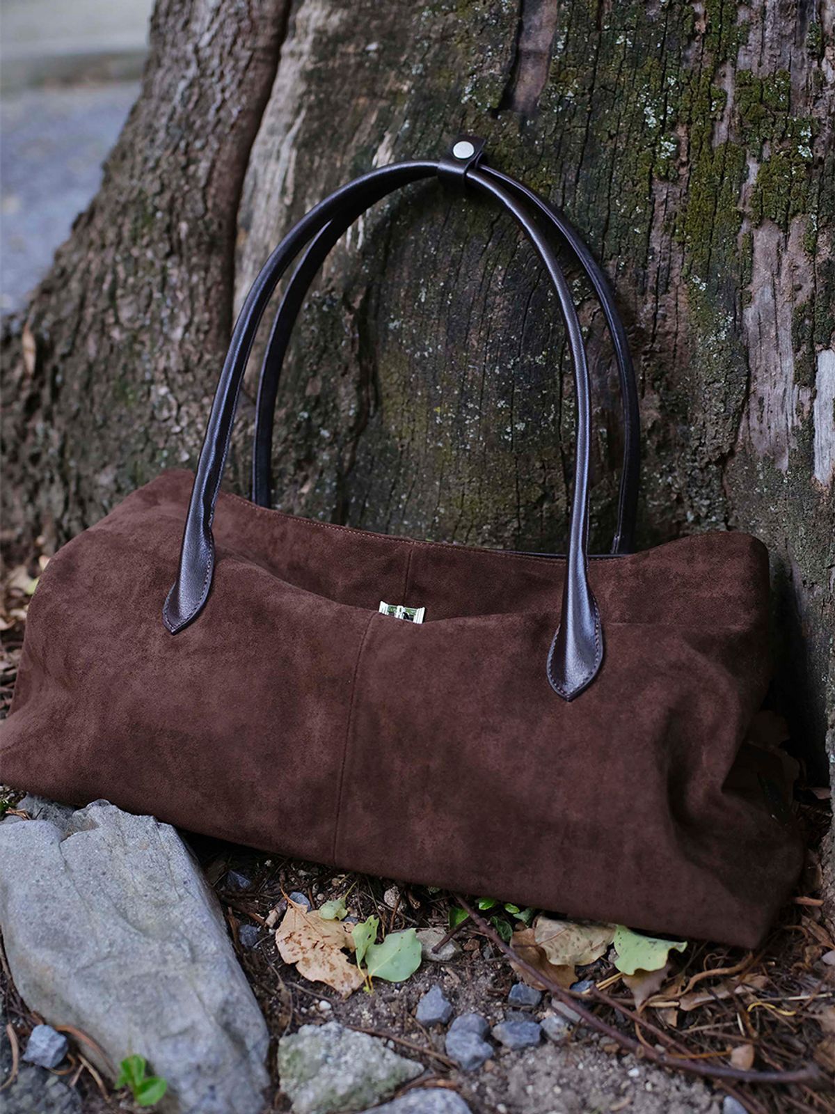 데누(DENU) VENTO Bag [Suede Brown]