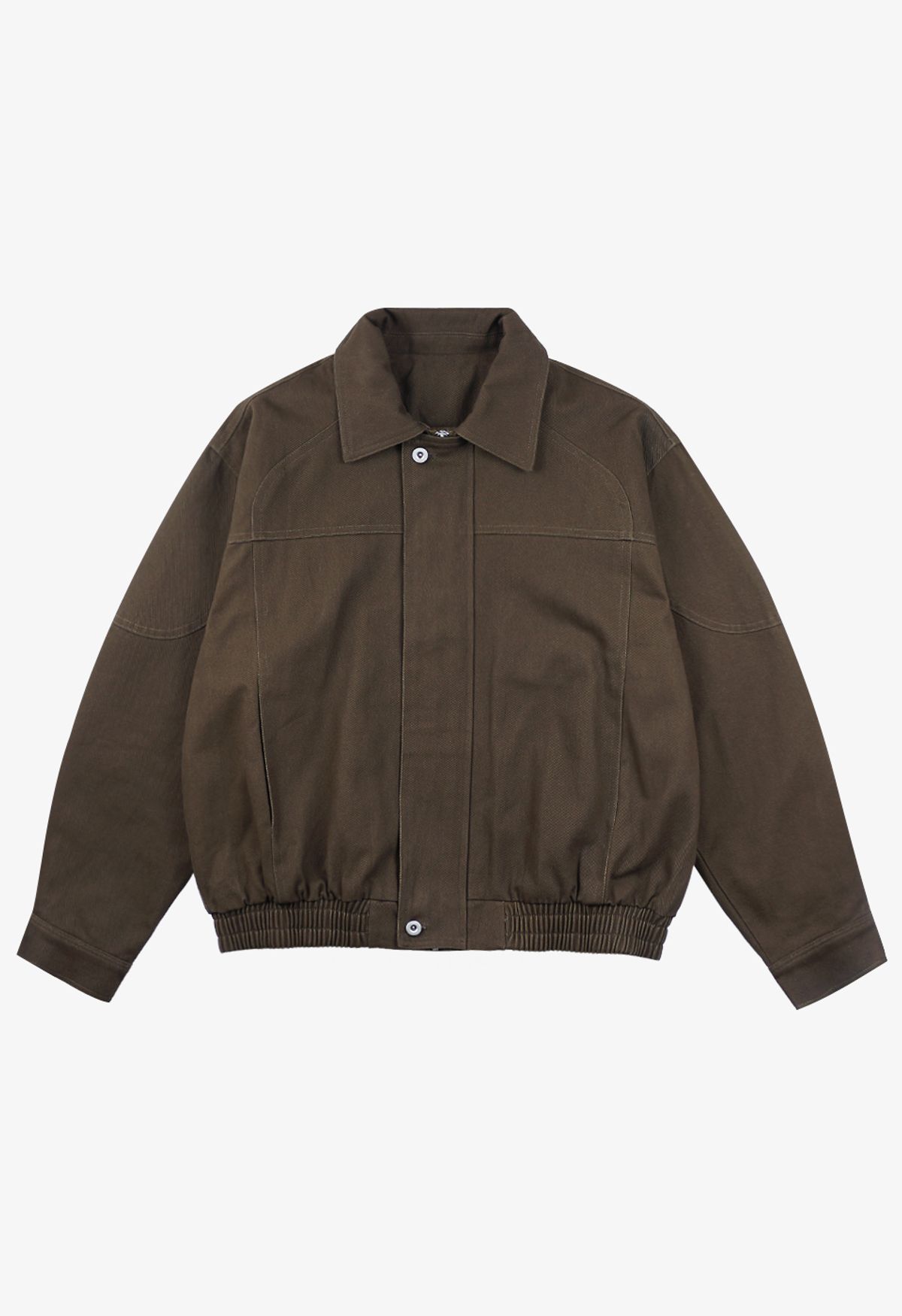 오우사(OWSA) 카라 절개 블루종 자켓 2color