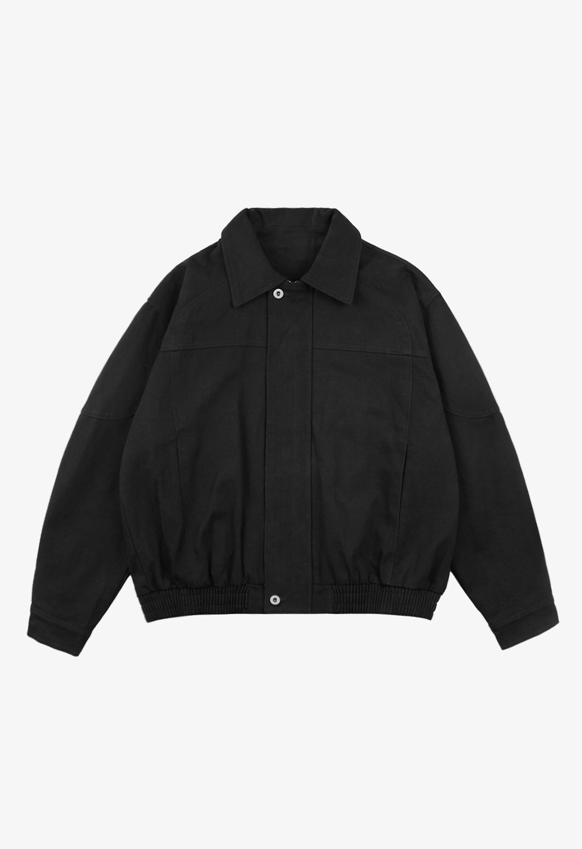 오우사(OWSA) 카라 절개 블루종 자켓 2color