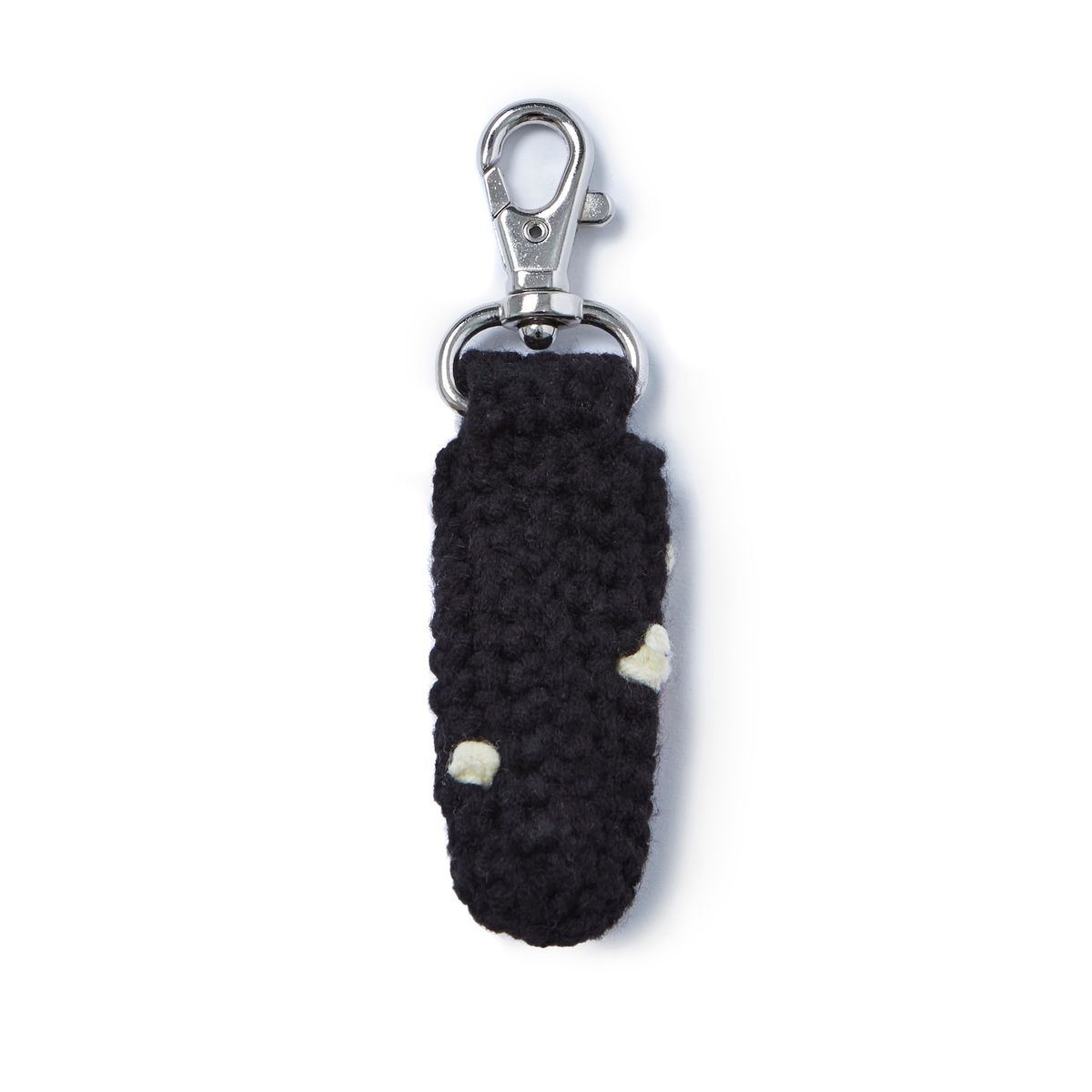 가먼츠팹(GARMENTS FAB) Flower Crochet Lip-Balm Keyring (BLACK)