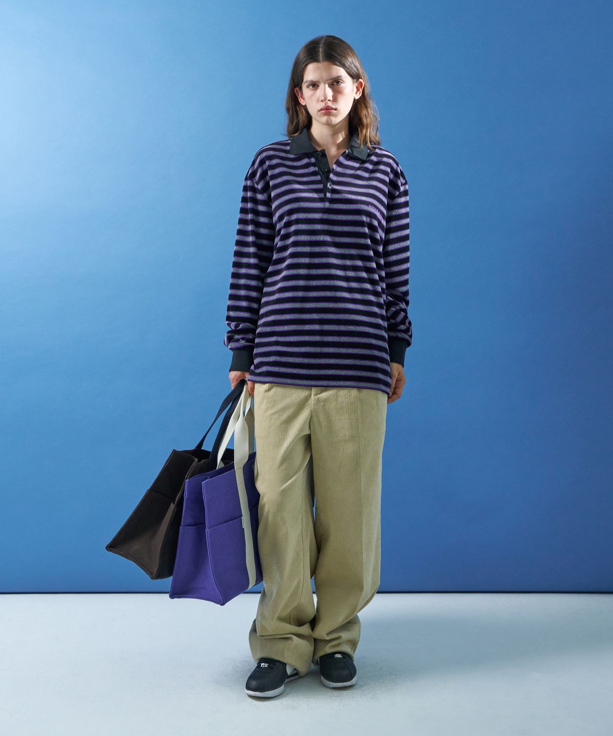 문선 아카이브(MOONSUN ARCHIVE) M.C UNISEX, Corduroy Chino Pants / Cream