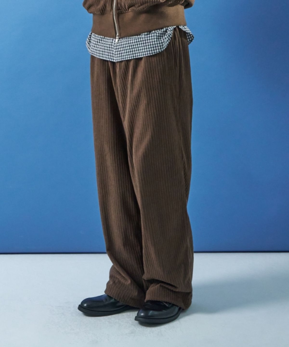 문선 아카이브(MOONSUN ARCHIVE) M.C UNISEX, Corduroy Sweat Pants / Brown