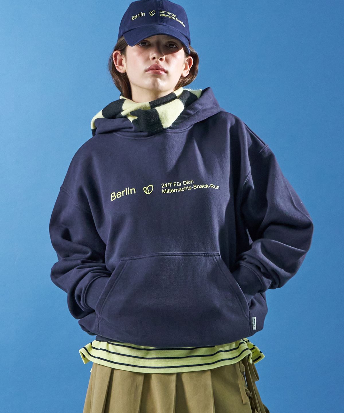 문선 아카이브(MOONSUN ARCHIVE) M.C Berlin 247 Hoodie / Navy