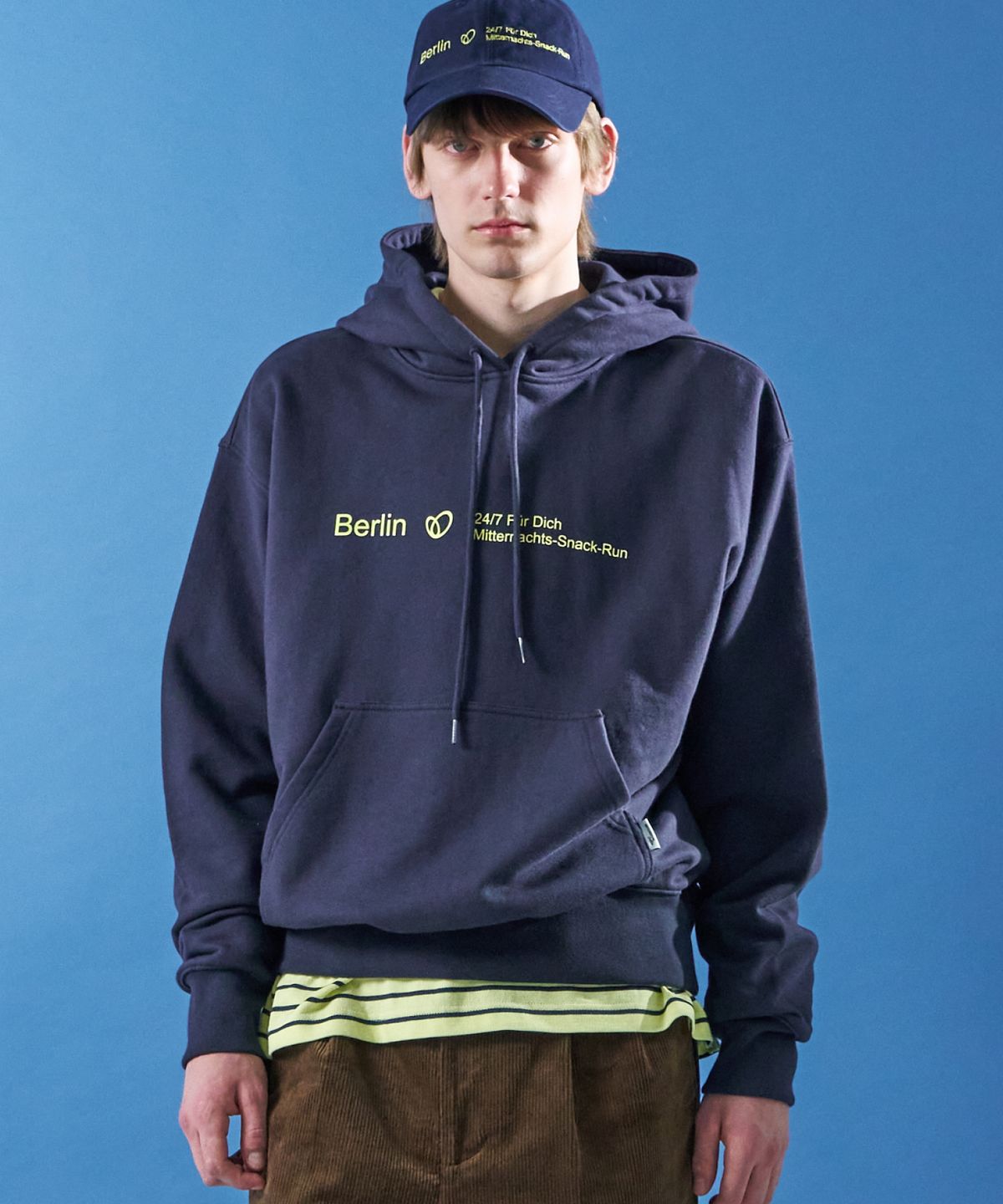 문선 아카이브(MOONSUN ARCHIVE) M.C Berlin 247 Hoodie / Navy