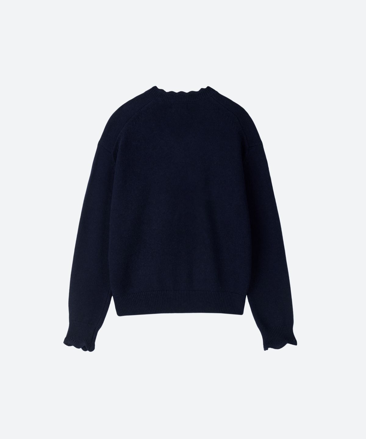 문선 아카이브(MOONSUN ARCHIVE) M.C Lace V Neck Knit / Navy