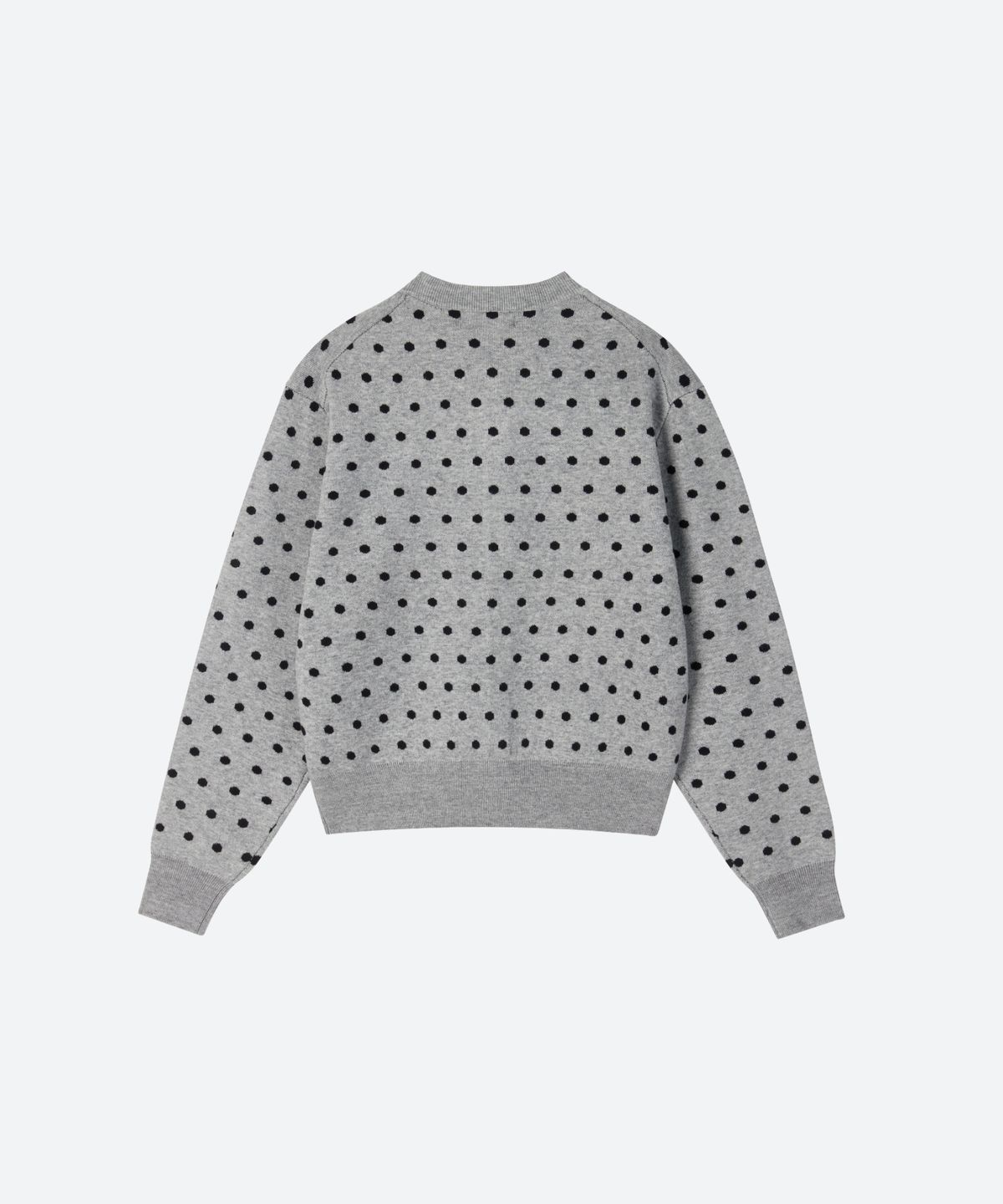 문선(MOONSUN) M.C Dot Dot Knit Cardigan / Gray